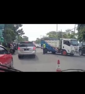 Arus lalu lintas sempat macet sekitar insiden kecelakaan di Pemalang