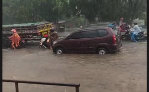 Kondisi banjir di Semarang hari ini