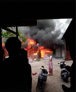 Insiden kebakaran di Pasar Ngaliyan