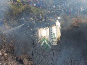 Pesawat yang terjatuh di wilayah Nepal
