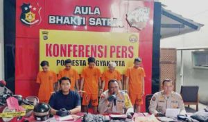 Jumpa pers Polresta Yogyakarta