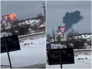 Pesawat Rusia Jatuh Ditembak